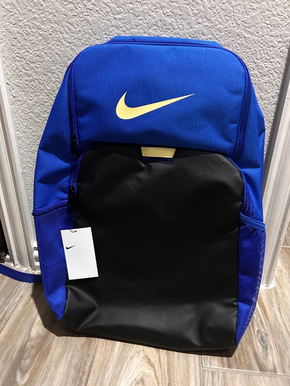 Nike Brazilia Royal Blue & Black Backpack new with tags